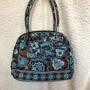 Vera Bradley “Turquoise Java Blue” Shoulde…